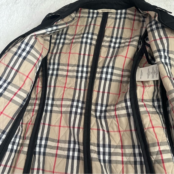 Burberry Black Quilted Jacket | See Sizing Notes - Picture 3 of 11